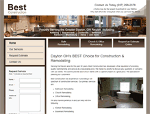Tablet Screenshot of daytonbestconstruction.com
